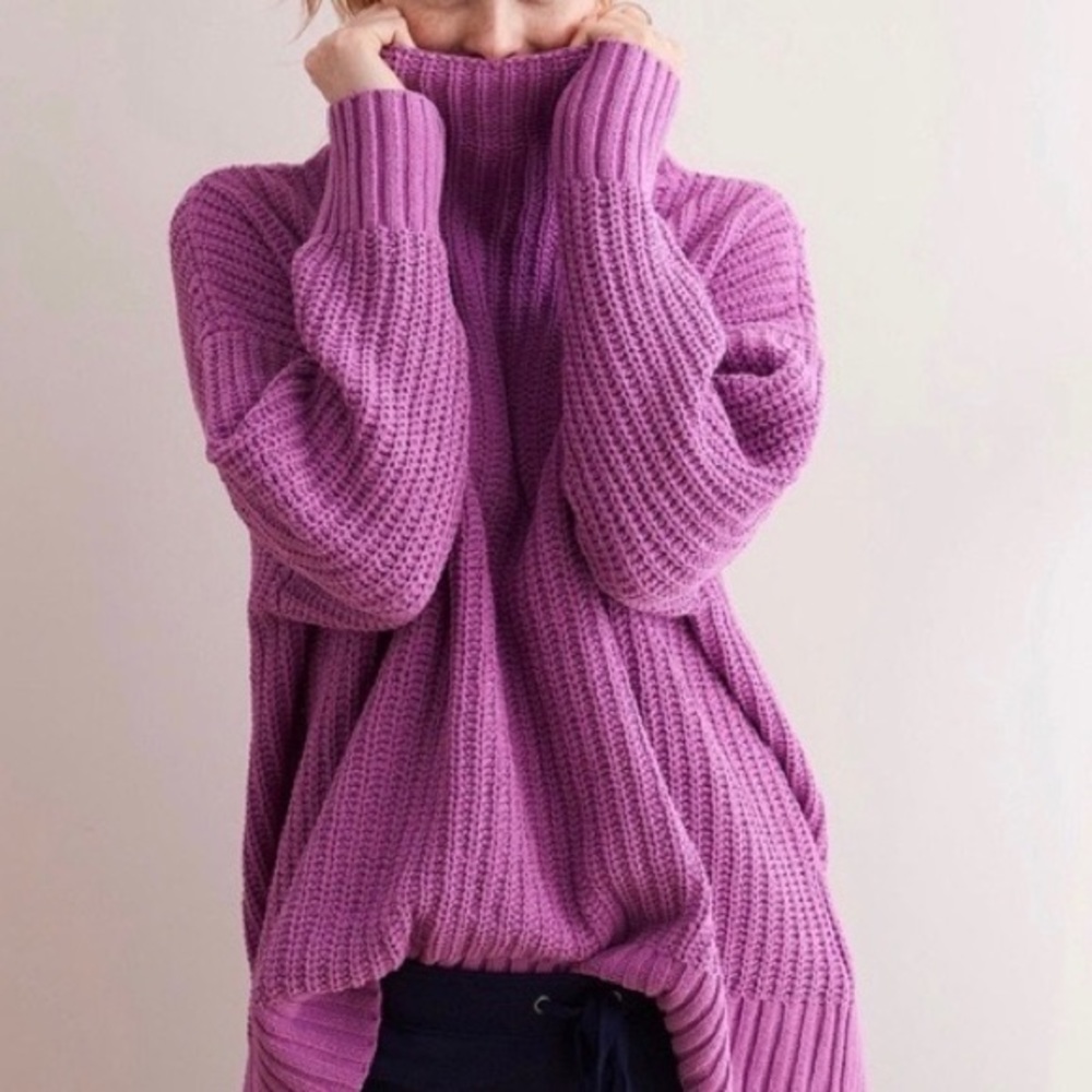 Aerie Chenille Turtleneck Sweater